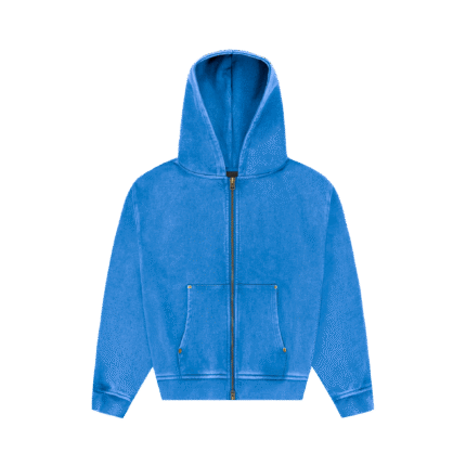 Experiment Five Disterssed Logo zip Hoodie